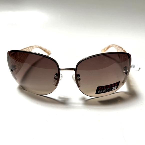 New GUESS Wrap Around Sunglasses GO00034 Acetate Embossed Black $_12.JPG main image 3